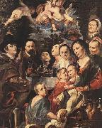 Self-portrait among Parents, Brothers and Sisters Jacob Jordaens